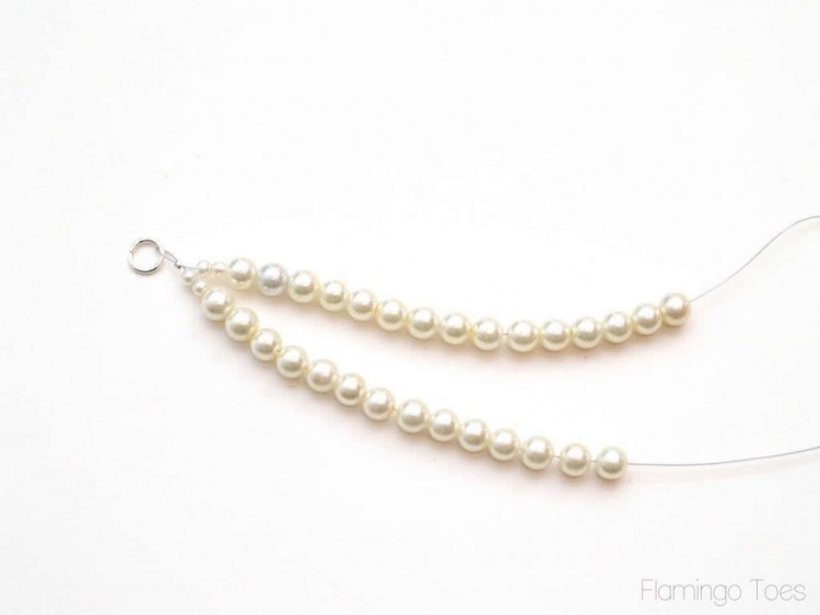 pearl necklace tutorial