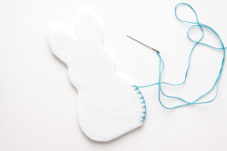 Sewing-Bunny-Pieces-Together