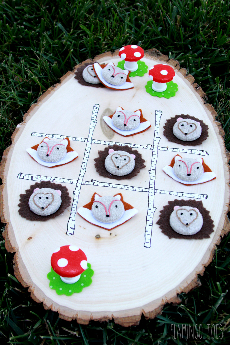Forest Animals Tic Tac Toe