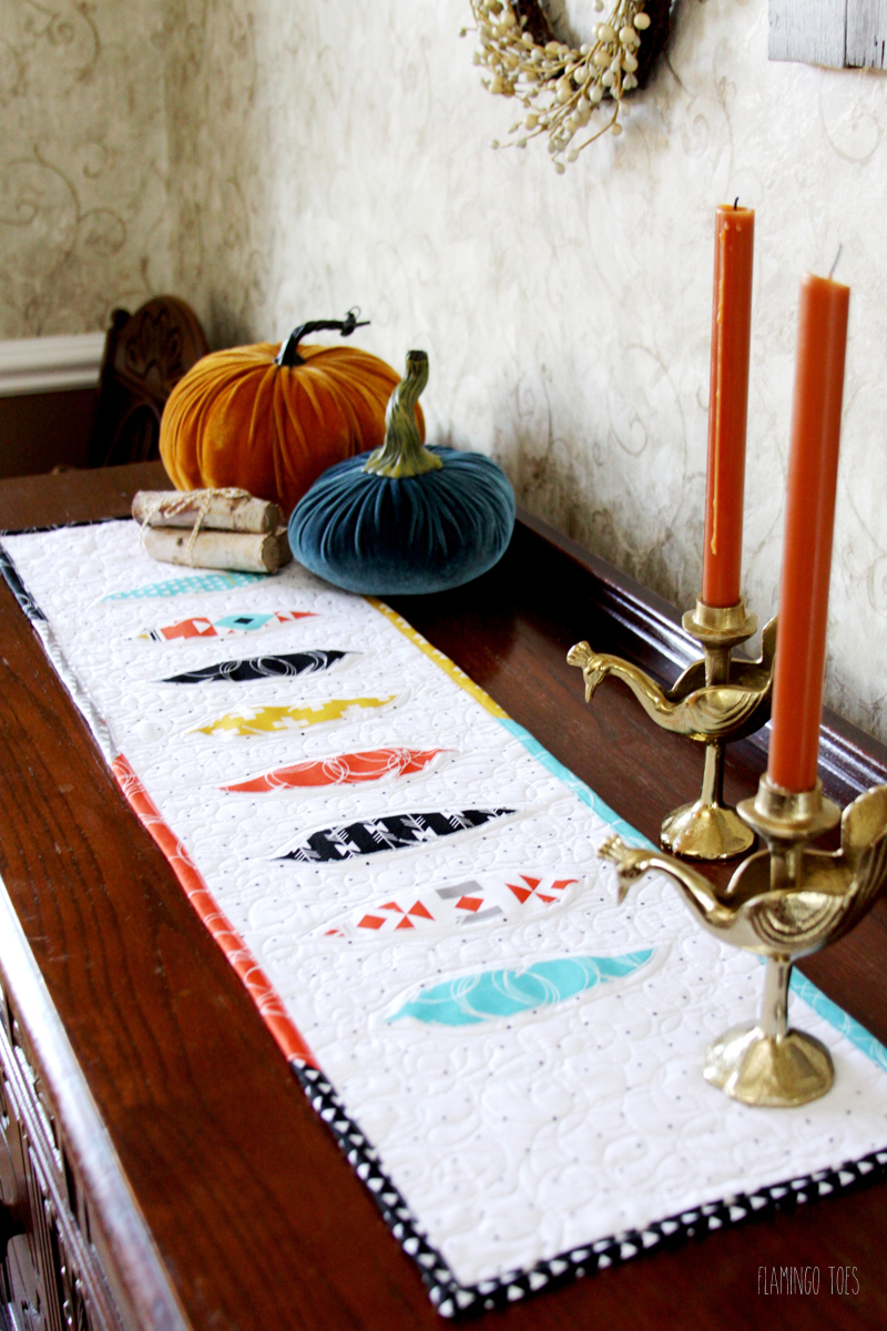Colorful Quilted Table Runner
