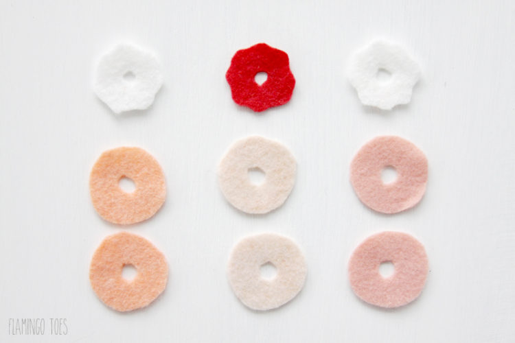 Felt Pieces for Donuts
