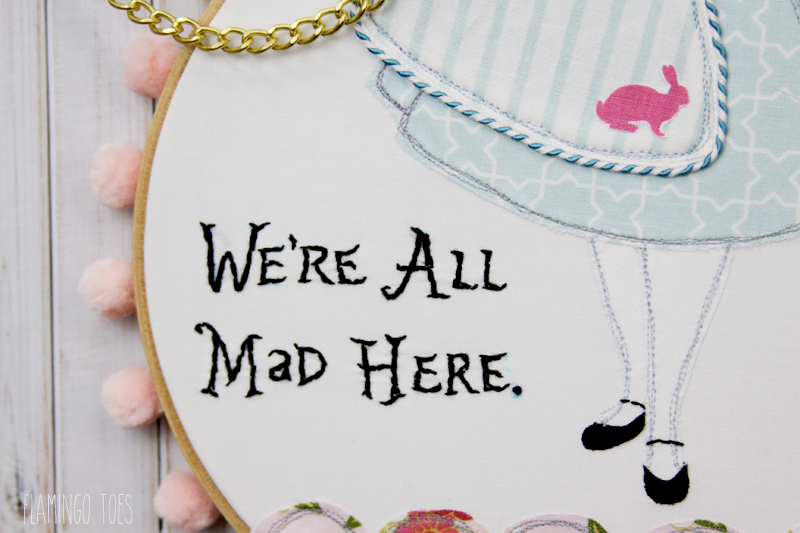 Alice in Wonderland Embroidery
