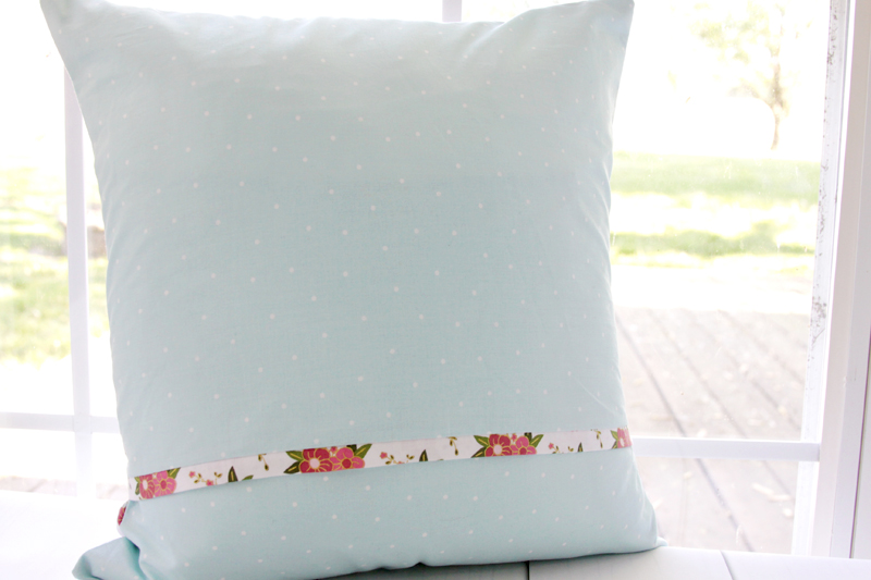 Back of Envelope Pillow Cover