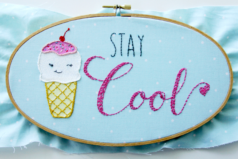 Ice Cream Embroidery