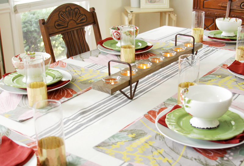 Colorful Fall Dinner Party Decor