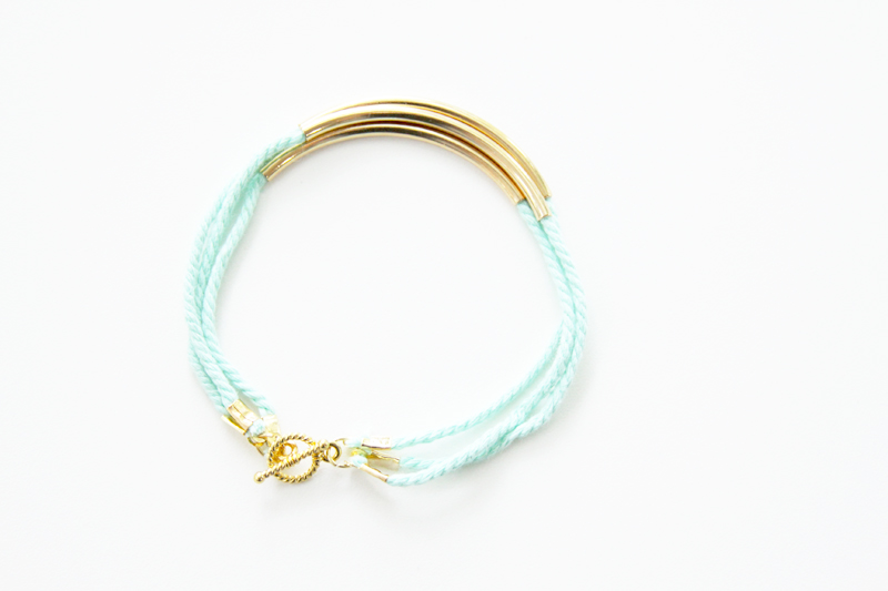 Gold Layered Cording Bracelet