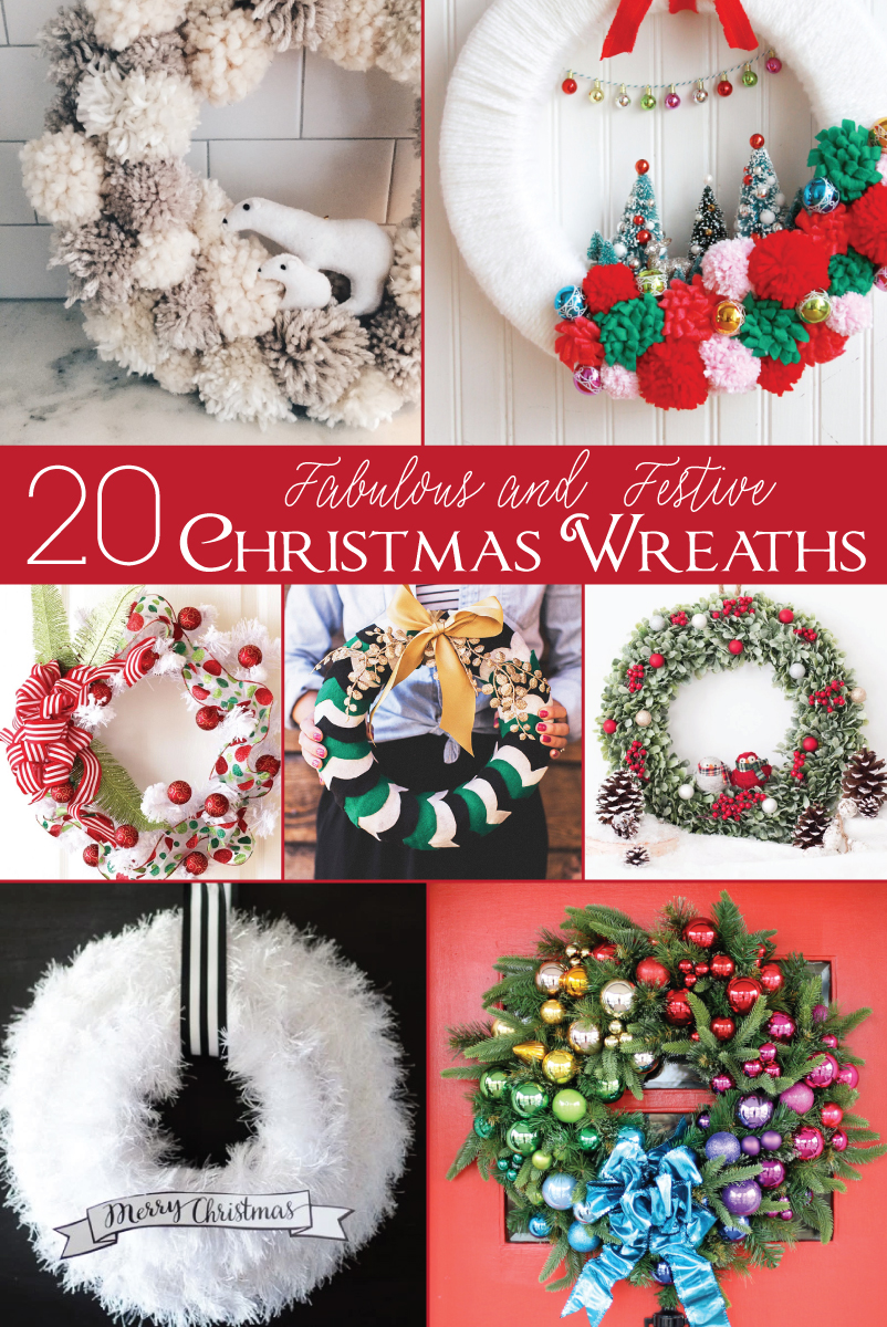 20 Fabulous and Festive Christmas Wreaths