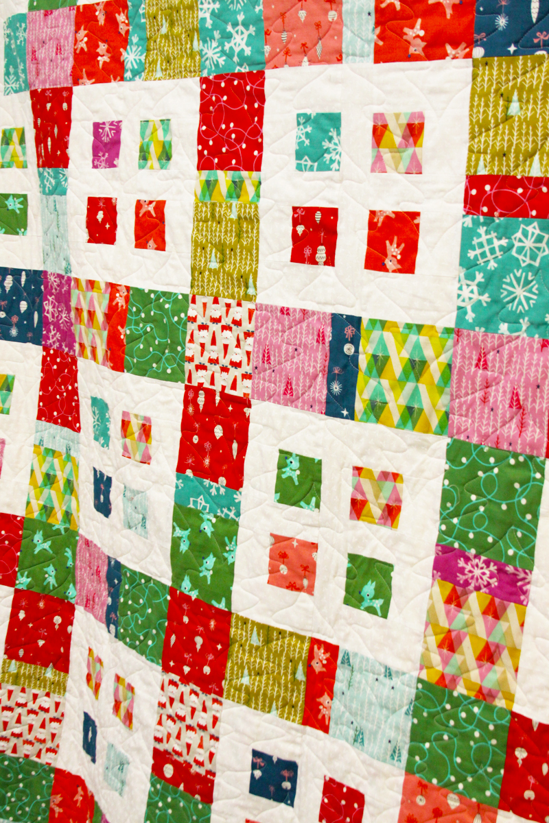 Colorful Christmas Quilt