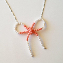 Anthro Trimmed Necklace Knockoff