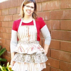Ruffles & Buttons Apron