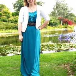 Two Tone Maxi Dress