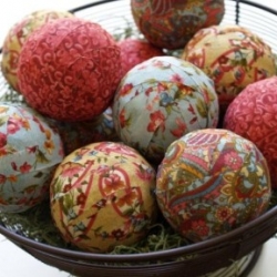 Fabric Decor Balls