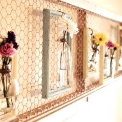 Simple Framed Vases
