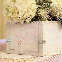 Stencilled Planter Box