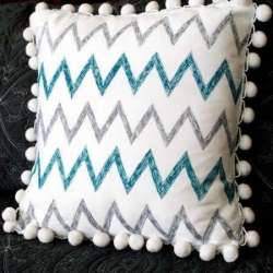 Sketchy Chevron Pillow