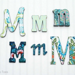 Easy Mod Podged Monograms