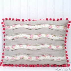 Pretty Pleated Pintuck Pillow