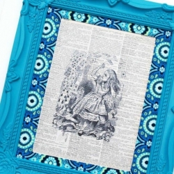 DIY Fabric Covered Artwork Mat