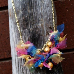 Anthro Pretty In Pinking Necklace