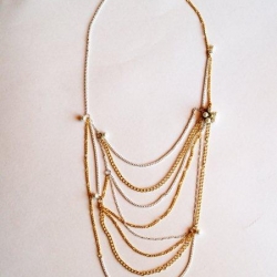 Anthro Narcissus Net Necklace