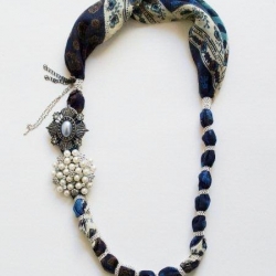 Anthro Paisley Rebirth Necklace
