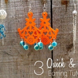 3 Quick & Easy Earring Tutorials