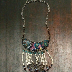 Anthro Luya Bib Necklace