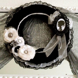 Gothic Halloween Wreath