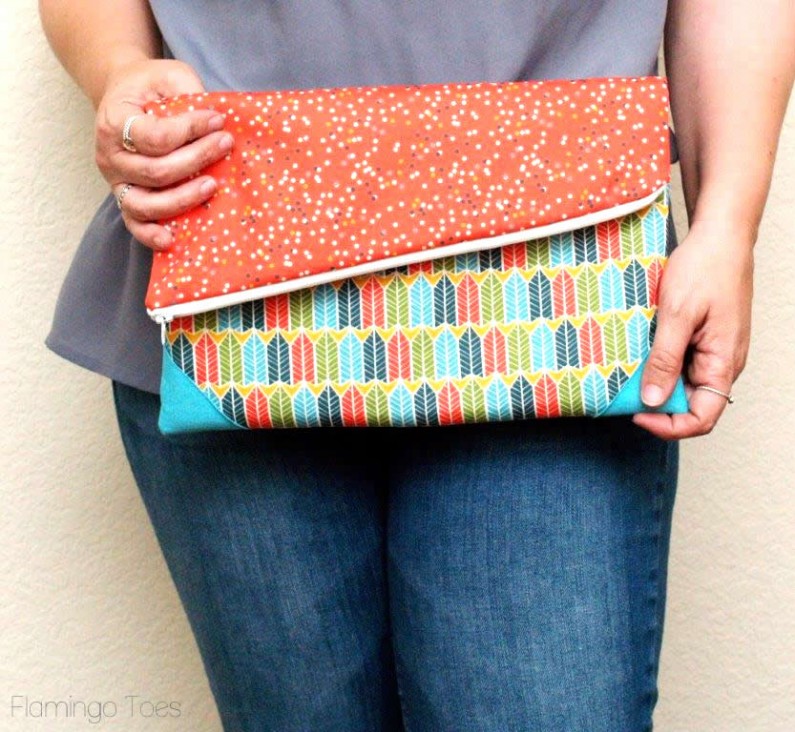 Casual Fold-Over Clutch