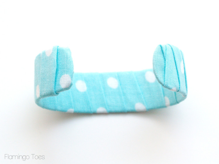 fabric wrapped bracelet