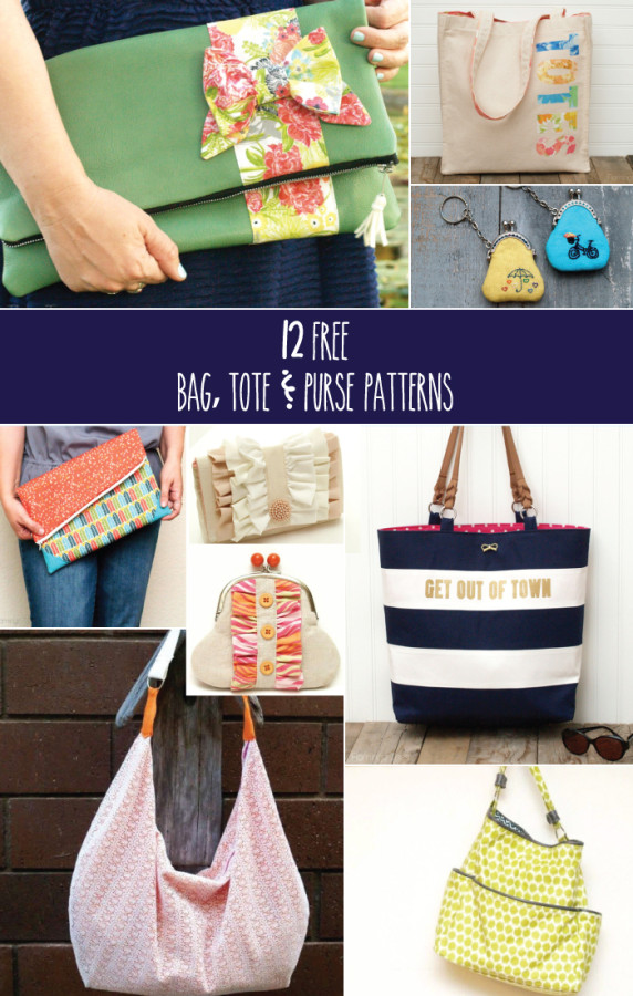 12 Free Bag, Tote & Purse Patterns