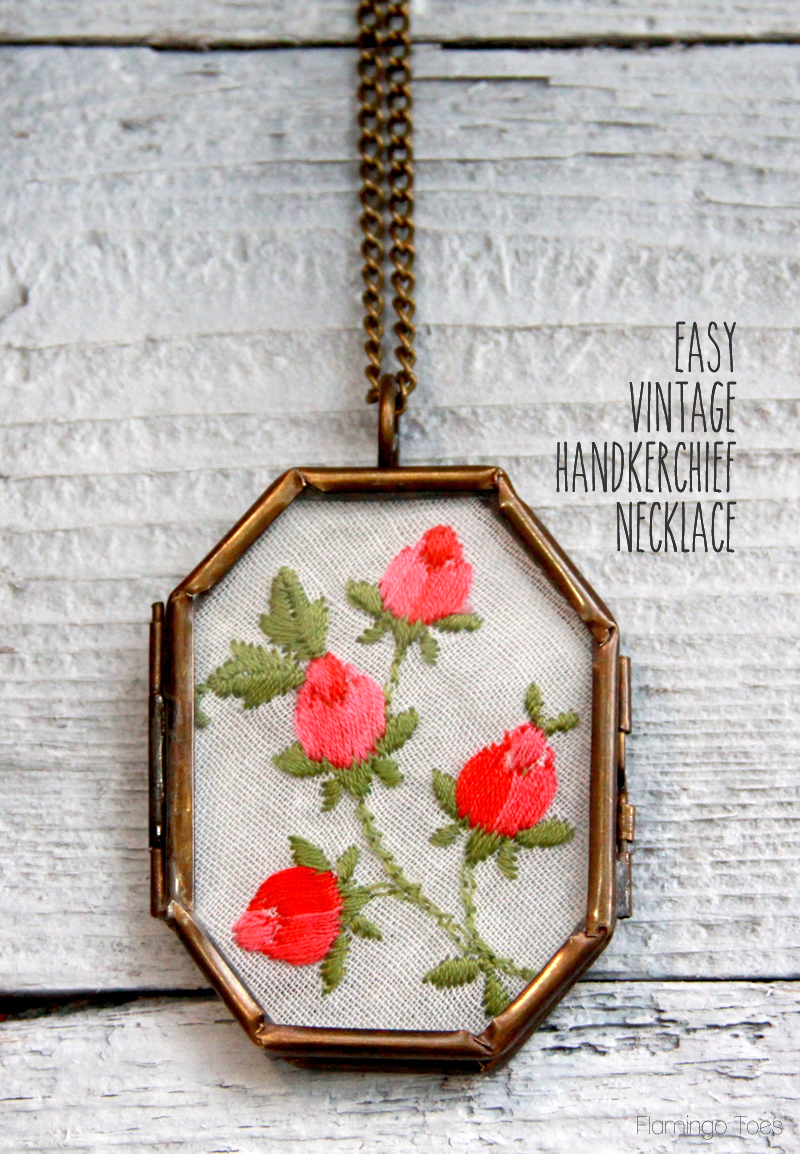 Easy Vintage Handkerchief Necklace