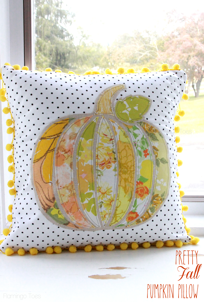 Fabulous Fall Sewing Projects - Pretty Fall Pumpkin Pillow