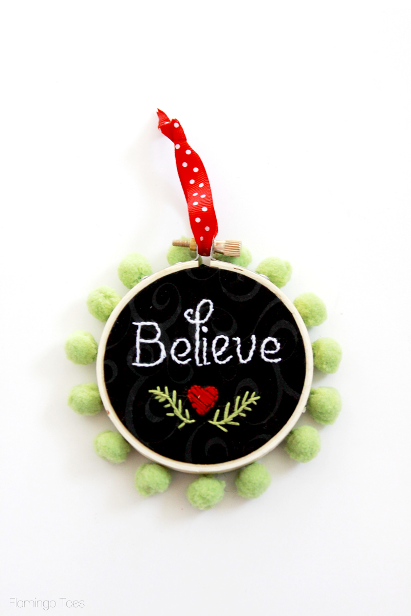 Chalkboard Ornament Ribbon