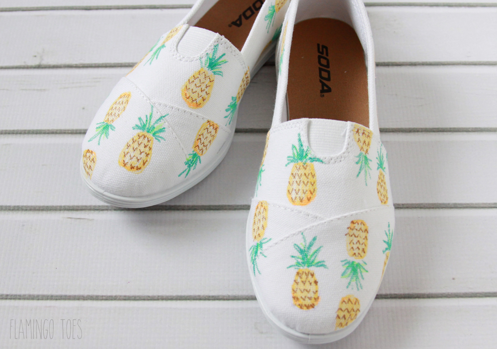 Cute Pineapple Shoes