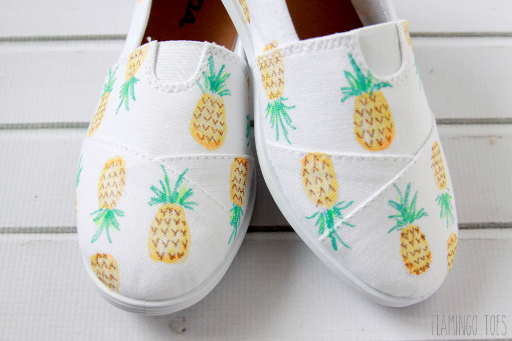 Easy Pineapple Shoes