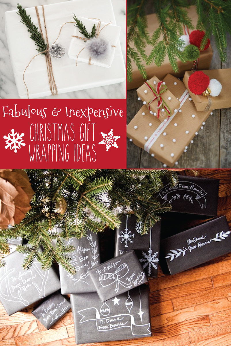 Fabulous and Inexpensive Christmas Gift Wrapping Ideas